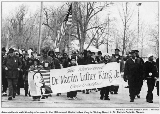 Area residents walk in 17th annual MLK Victory March